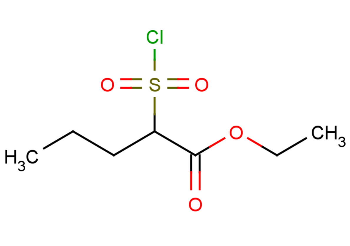 ethyl 2-(chlorosulfonyl)pentanoate