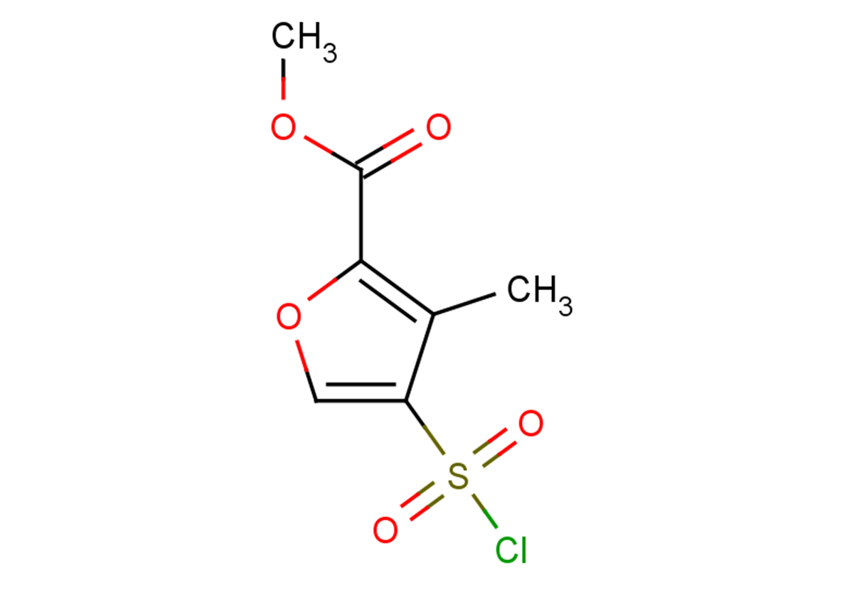 methyl 4-(chlorosulfonyl)-3-methylfuran-2-carboxylate