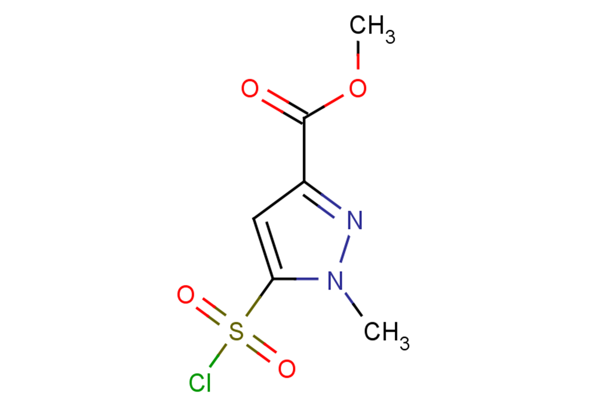 methyl 5-(chlorosulfonyl)-1-methyl-1H-pyrazole-3-carboxylate