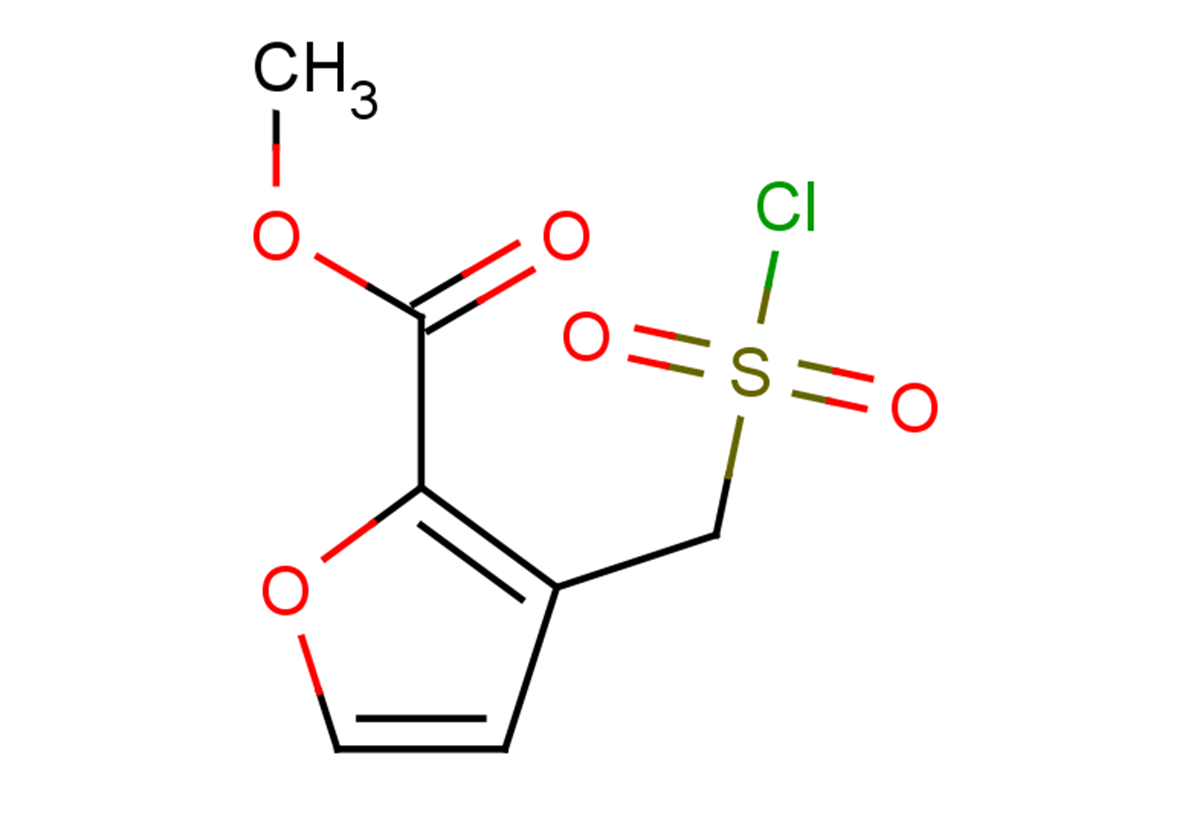 methyl 3-[(chlorosulfonyl)methyl]furan-2-carboxylate