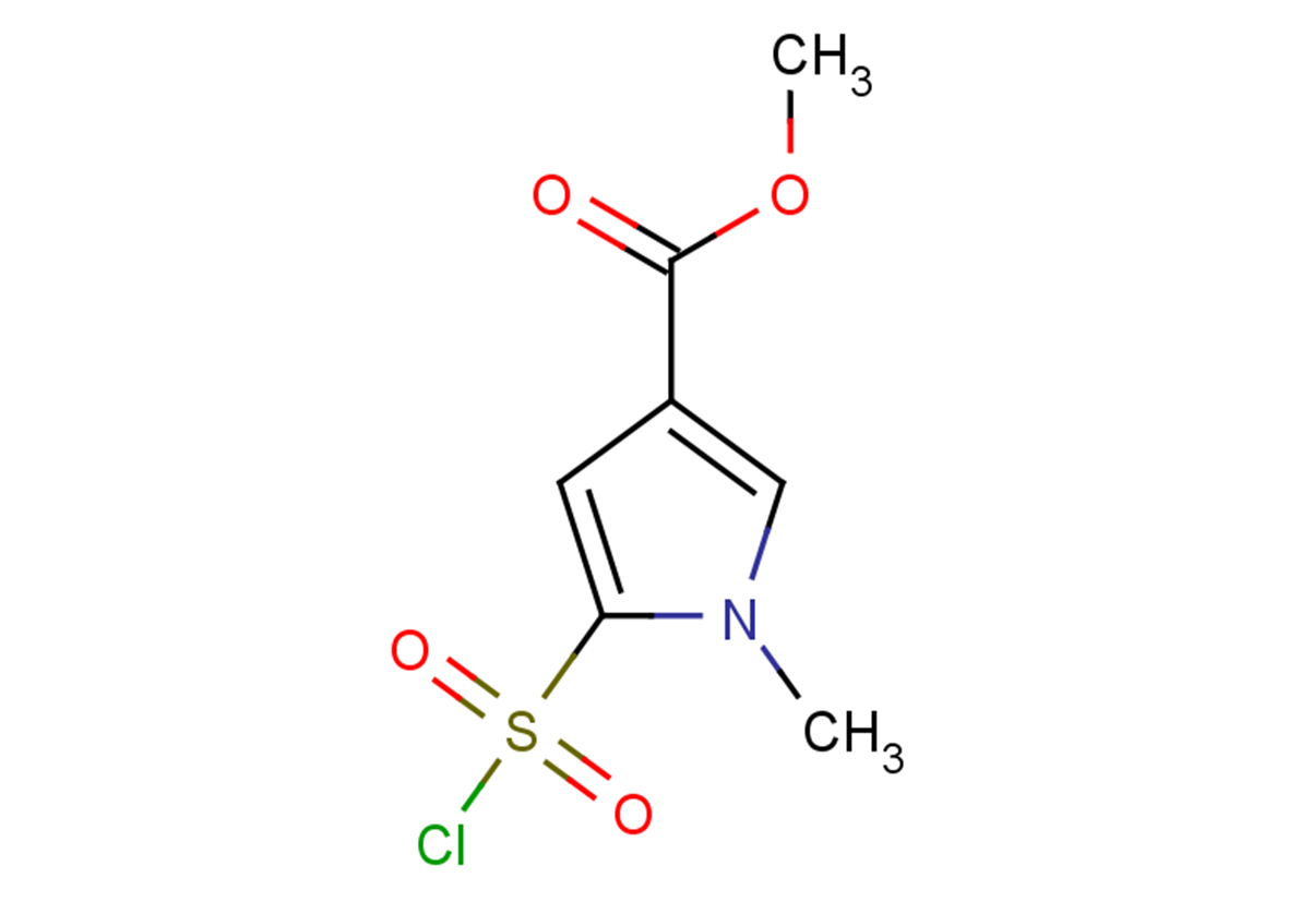 methyl 5-(chlorosulfonyl)-1-methyl-1H-pyrrole-3-carboxylate