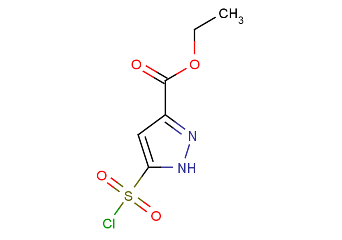 ethyl 5-(chlorosulfonyl)-1H-pyrazole-3-carboxylate