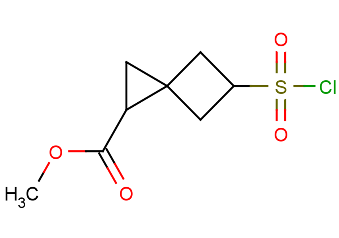 methyl 5-(chlorosulfonyl)spiro[2.3]hexane-1-carboxylate