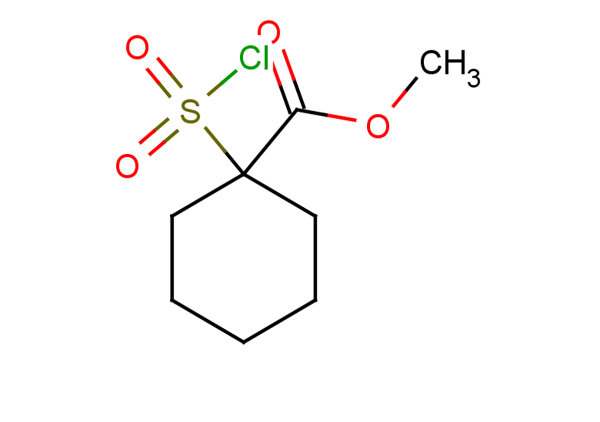 methyl 1-(chlorosulfonyl)cyclohexane-1-carboxylate