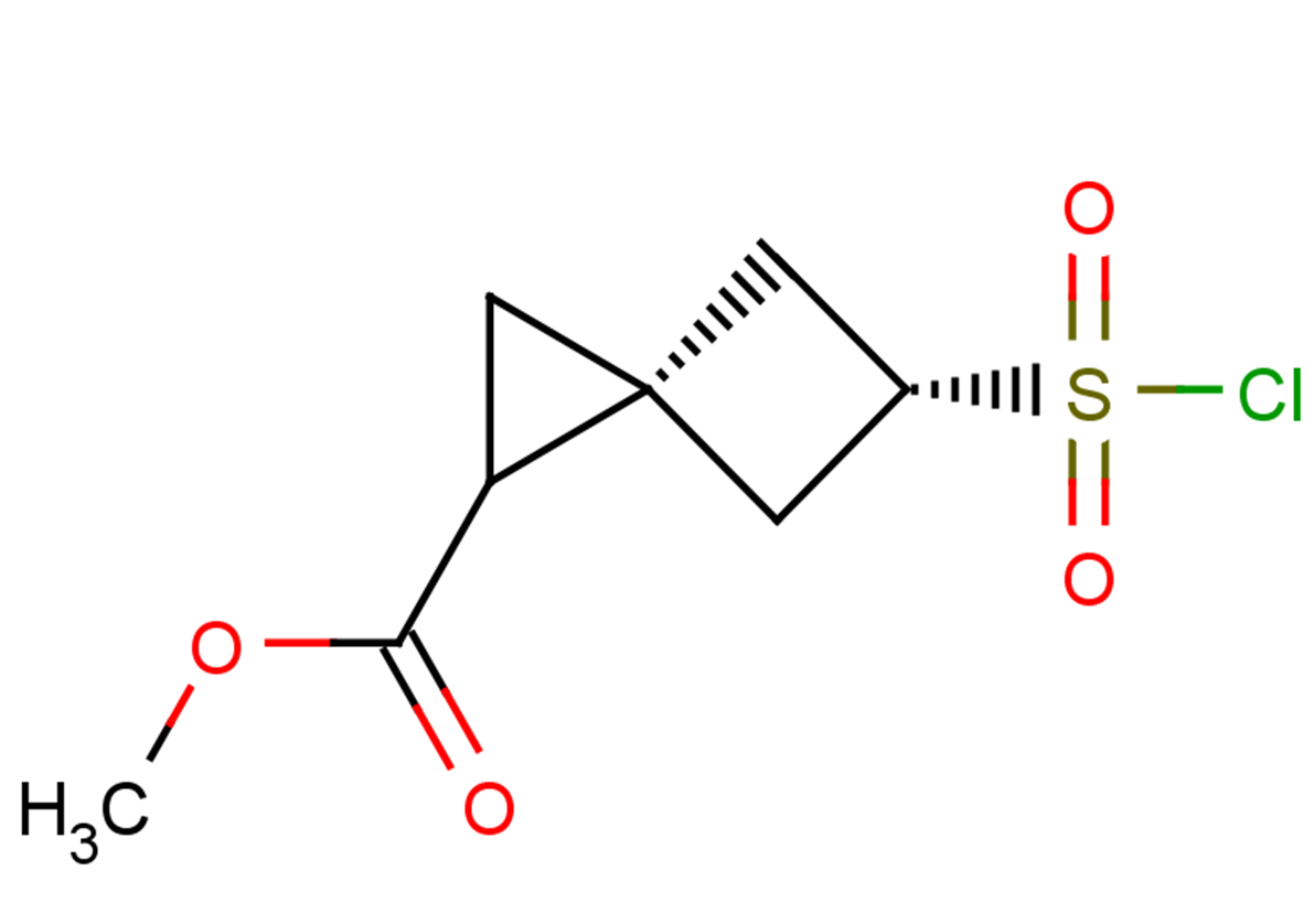 methyl (5S)-5-(chlorosulfonyl)spiro[2.3]hexane-1-carboxylate