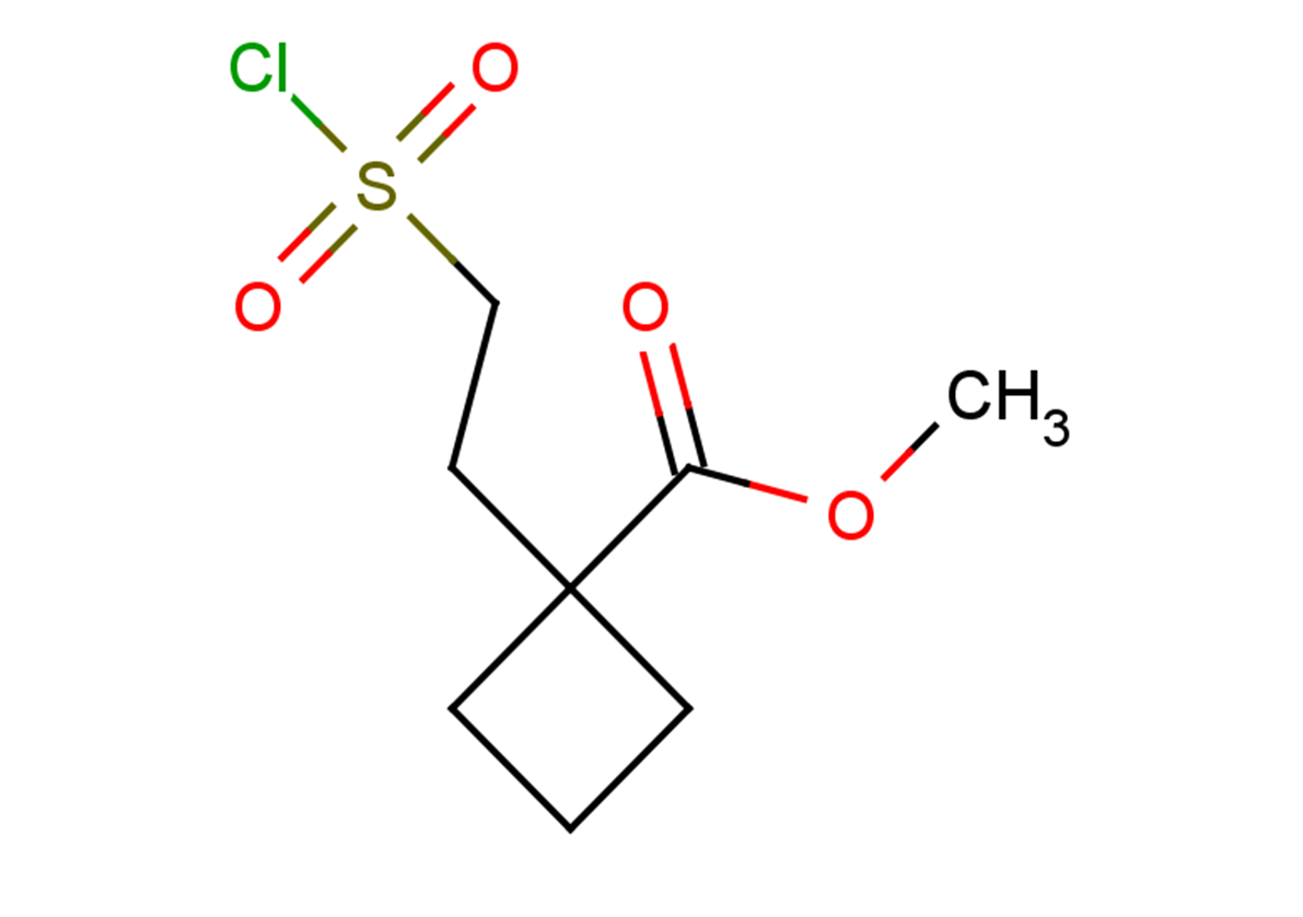 methyl 1-[2-(chlorosulfonyl)ethyl]cyclobutane-1-carboxylate