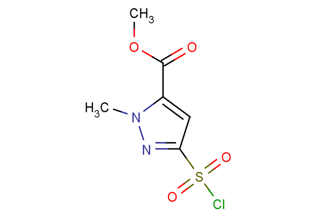 methyl 3-(chlorosulfonyl)-1-methyl-1H-pyrazole-5-carboxylate