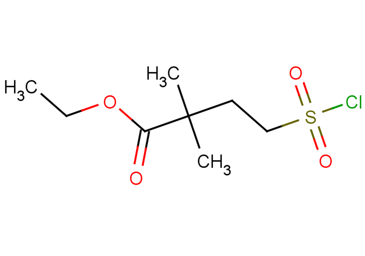 ethyl 4-(chlorosulfonyl)-2,2-dimethylbutanoate