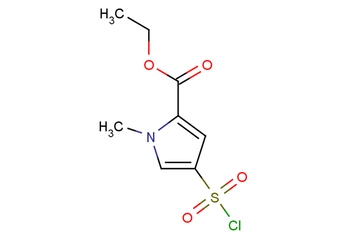 ethyl 4-(chlorosulfonyl)-1-methyl-1H-pyrrole-2-carboxylate