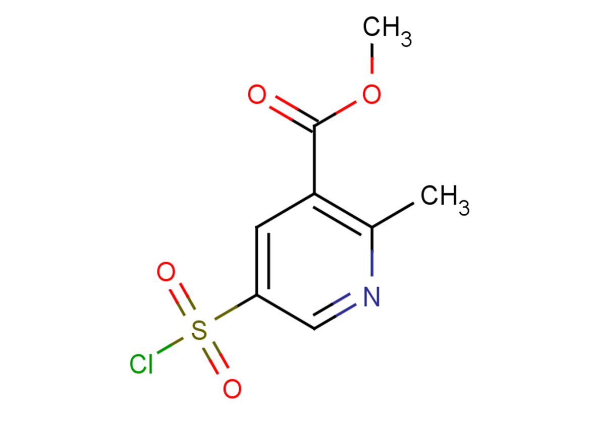methyl 5-(chlorosulfonyl)-2-methylpyridine-3-carboxylate