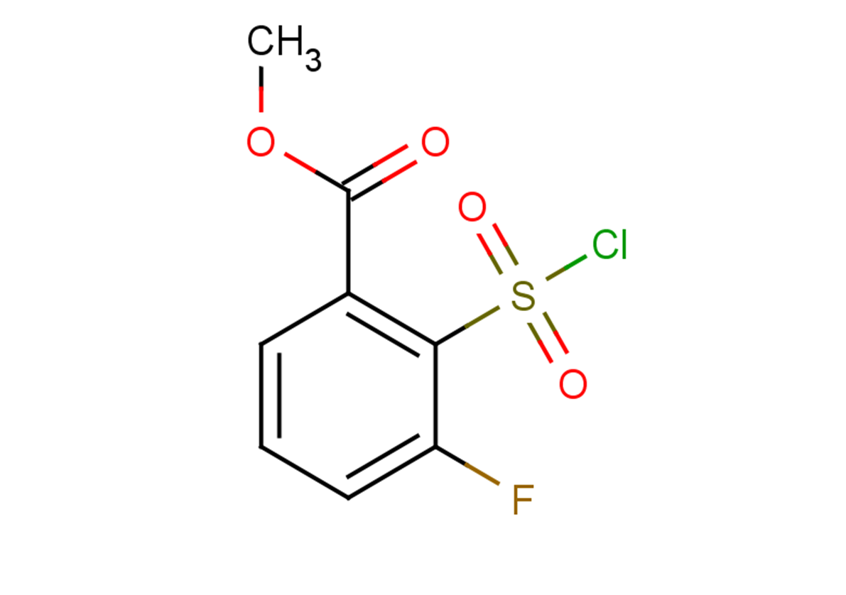 methyl 2-(chlorosulfonyl)-3-fluorobenzoate