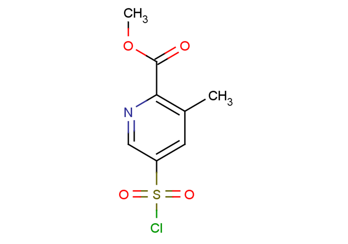 methyl 5-(chlorosulfonyl)-3-methylpyridine-2-carboxylate