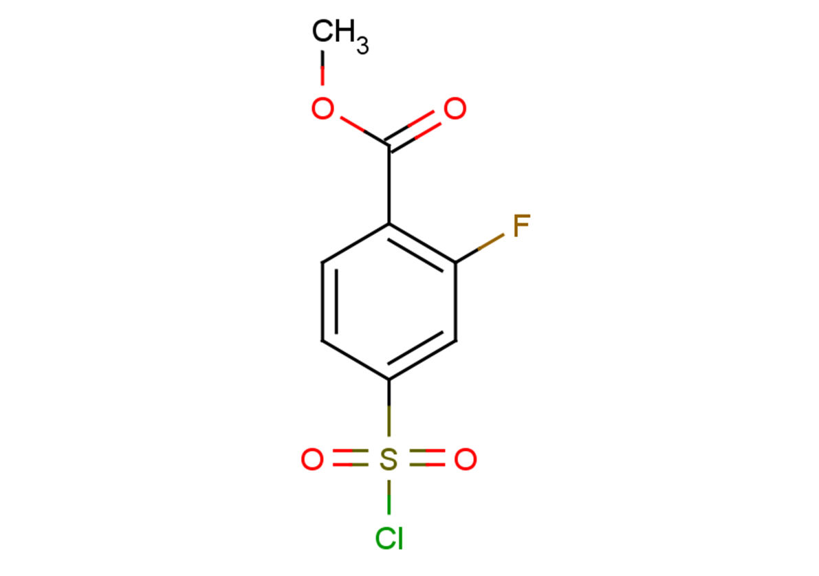 methyl 4-(chlorosulfonyl)-2-fluorobenzoate