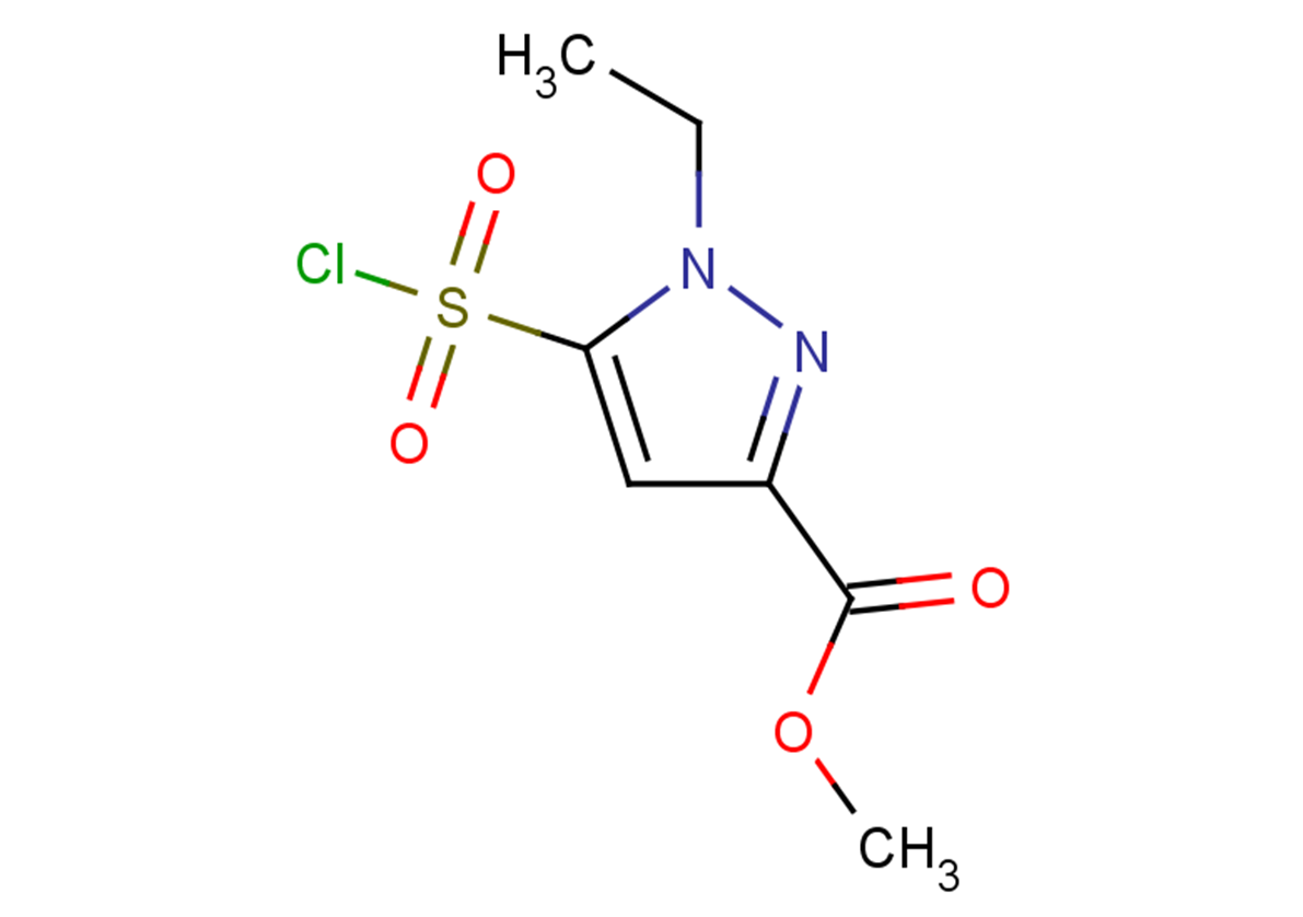 methyl 5-(chlorosulfonyl)-1-ethyl-1H-pyrazole-3-carboxylate