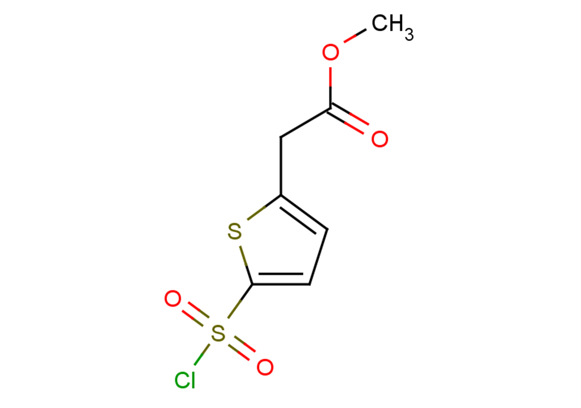 methyl 2-[5-(chlorosulfonyl)thiophen-2-yl]acetate