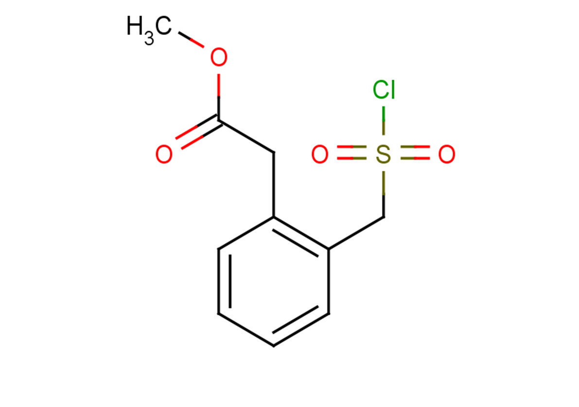 methyl 2-{2-[(chlorosulfonyl)methyl]phenyl}acetate