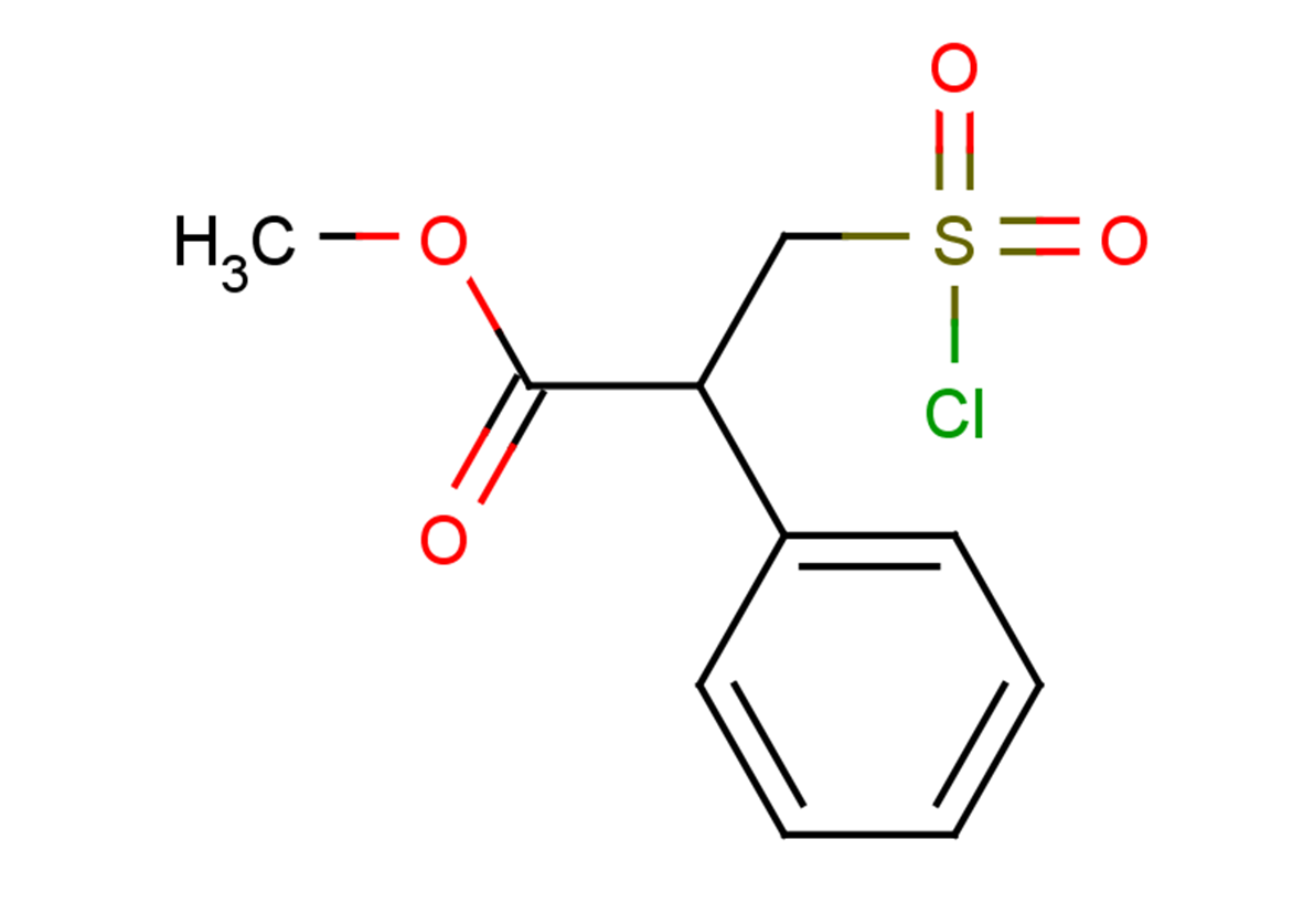 methyl 3-(chlorosulfonyl)-2-phenylpropanoate