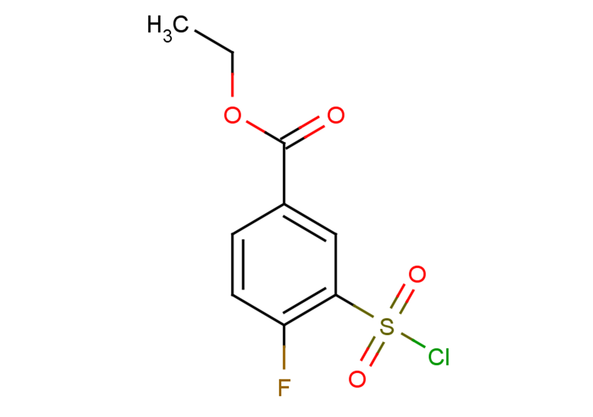 ethyl 3-(chlorosulfonyl)-4-fluorobenzoate