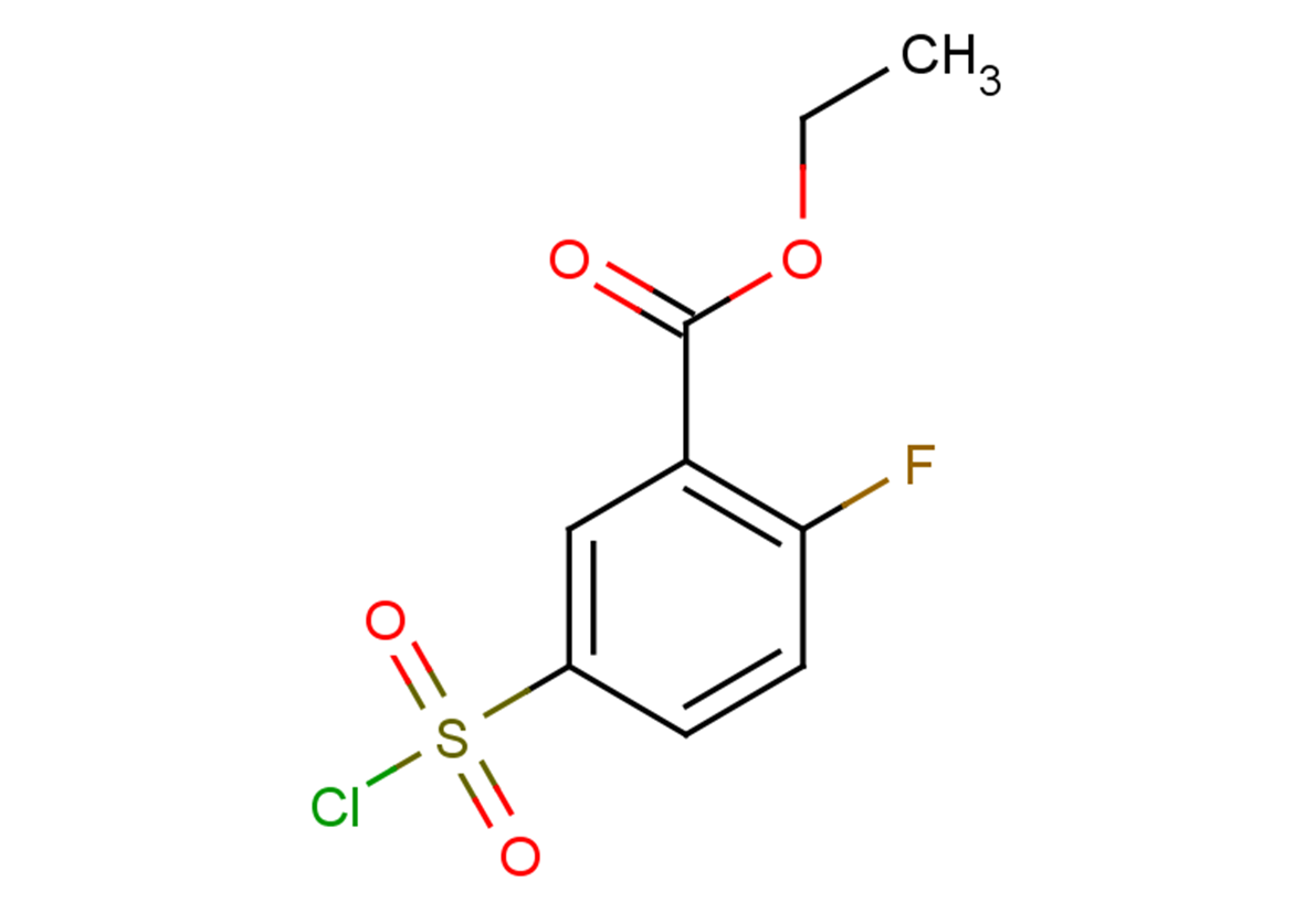 ethyl 5-(chlorosulfonyl)-2-fluorobenzoate
