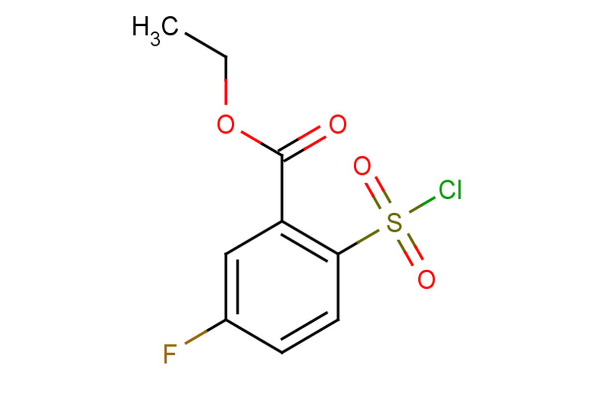 ethyl 2-(chlorosulfonyl)-5-fluorobenzoate