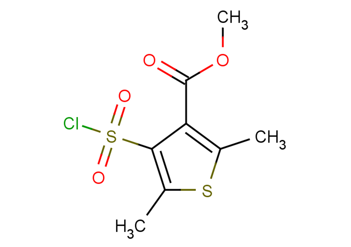 methyl 4-(chlorosulfonyl)-2,5-dimethylthiophene-3-carboxylate