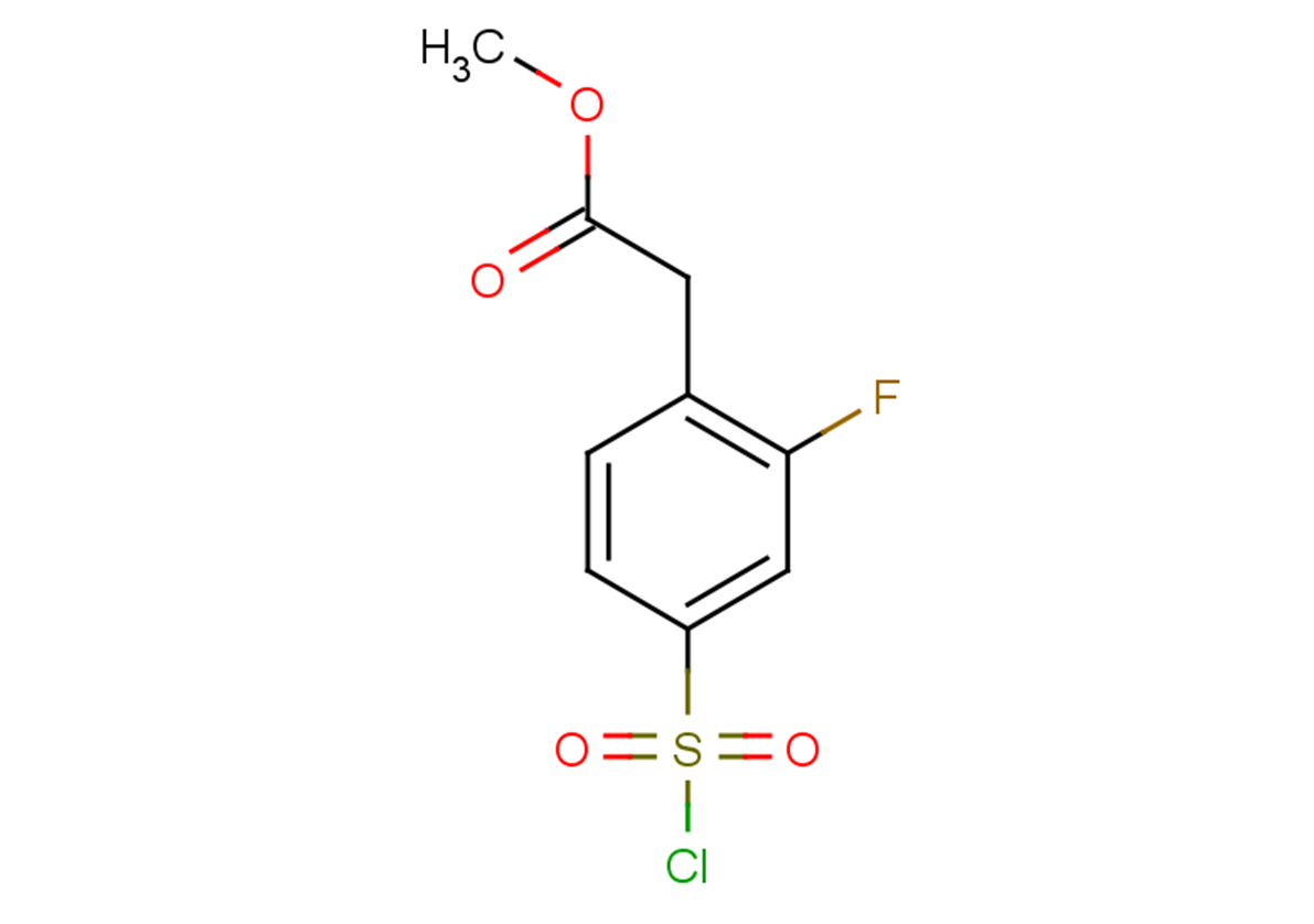 methyl 2-[4-(chlorosulfonyl)-2-fluorophenyl]acetate