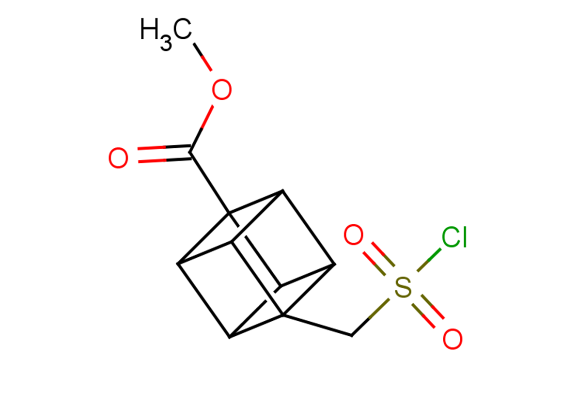 methyl 8-[(chlorosulfonyl)methyl]cubane-1-carboxylate
