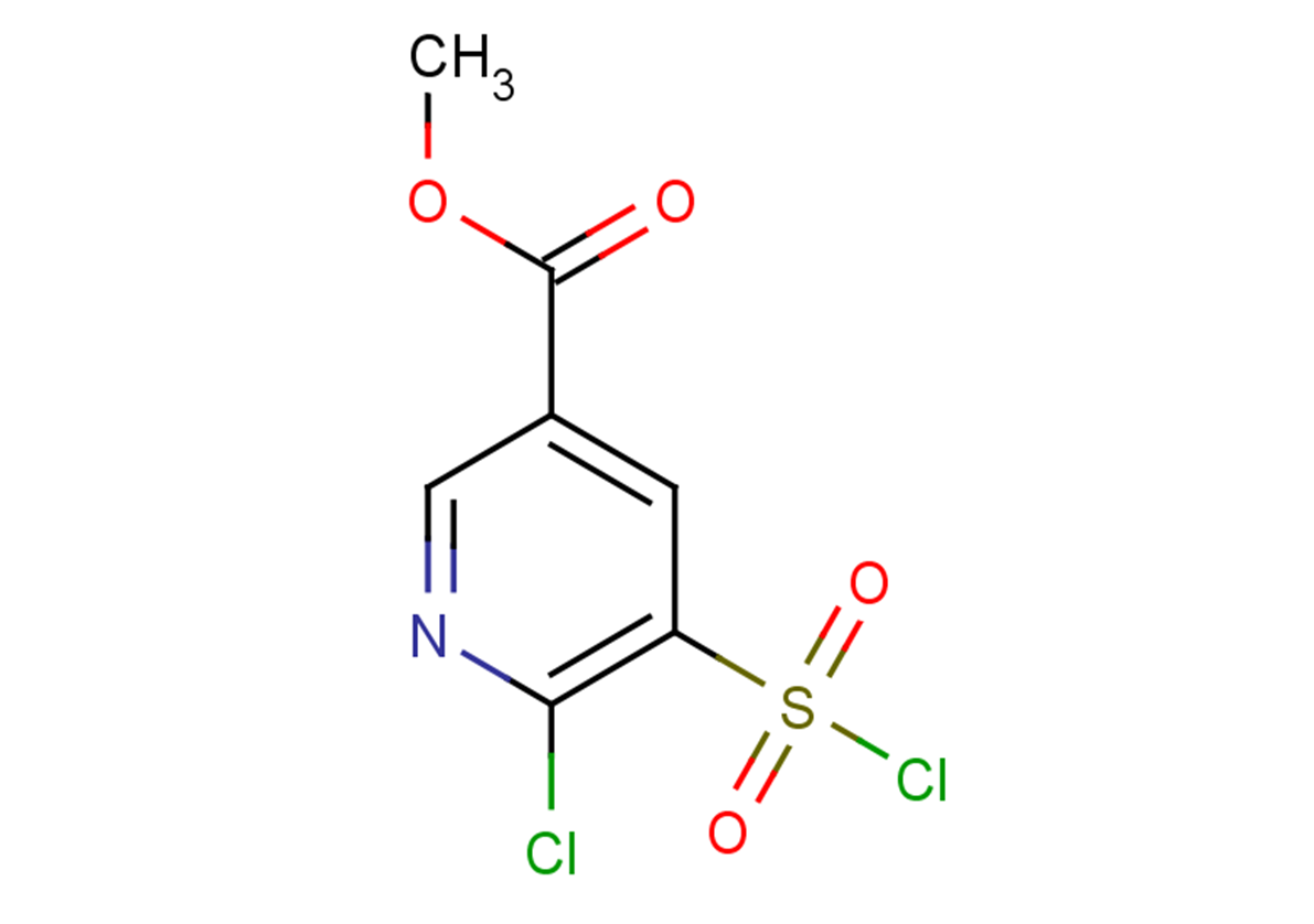 methyl 6-chloro-5-(chlorosulfonyl)pyridine-3-carboxylate