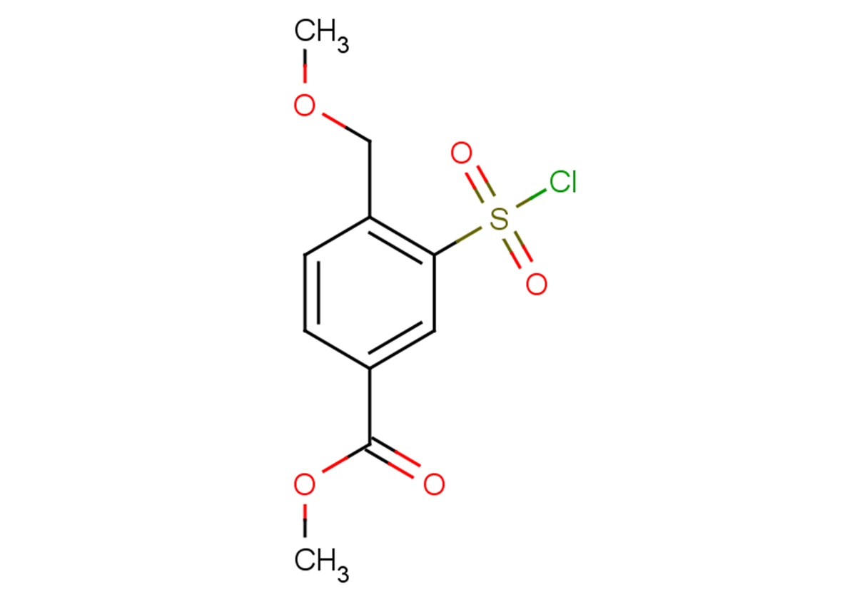 methyl 3-(chlorosulfonyl)-4-(methoxymethyl)benzoate
