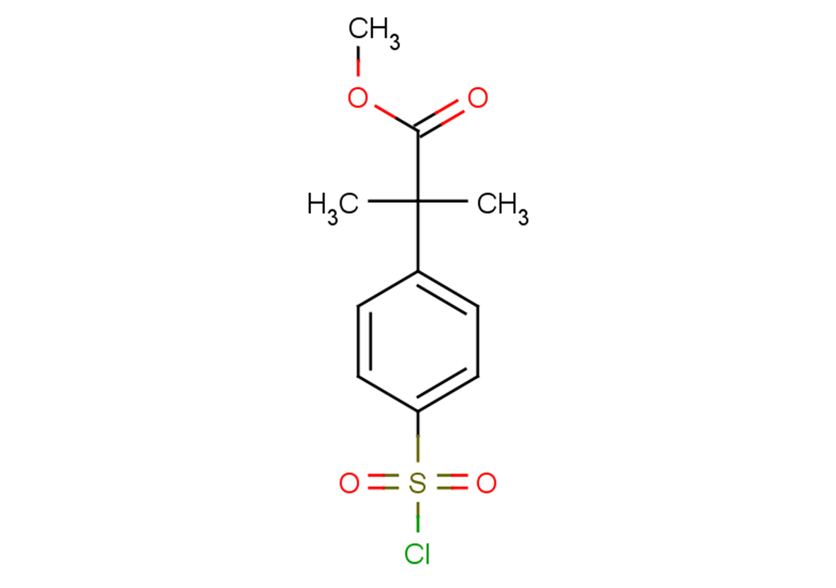 methyl 2-[4-(chlorosulfonyl)phenyl]-2-methylpropanoate