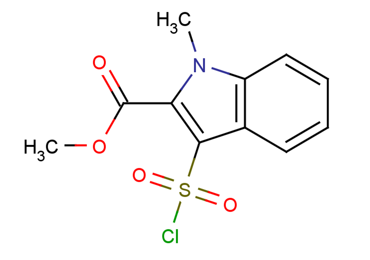 methyl 3-(chlorosulfonyl)-1-methyl-1H-indole-2-carboxylate