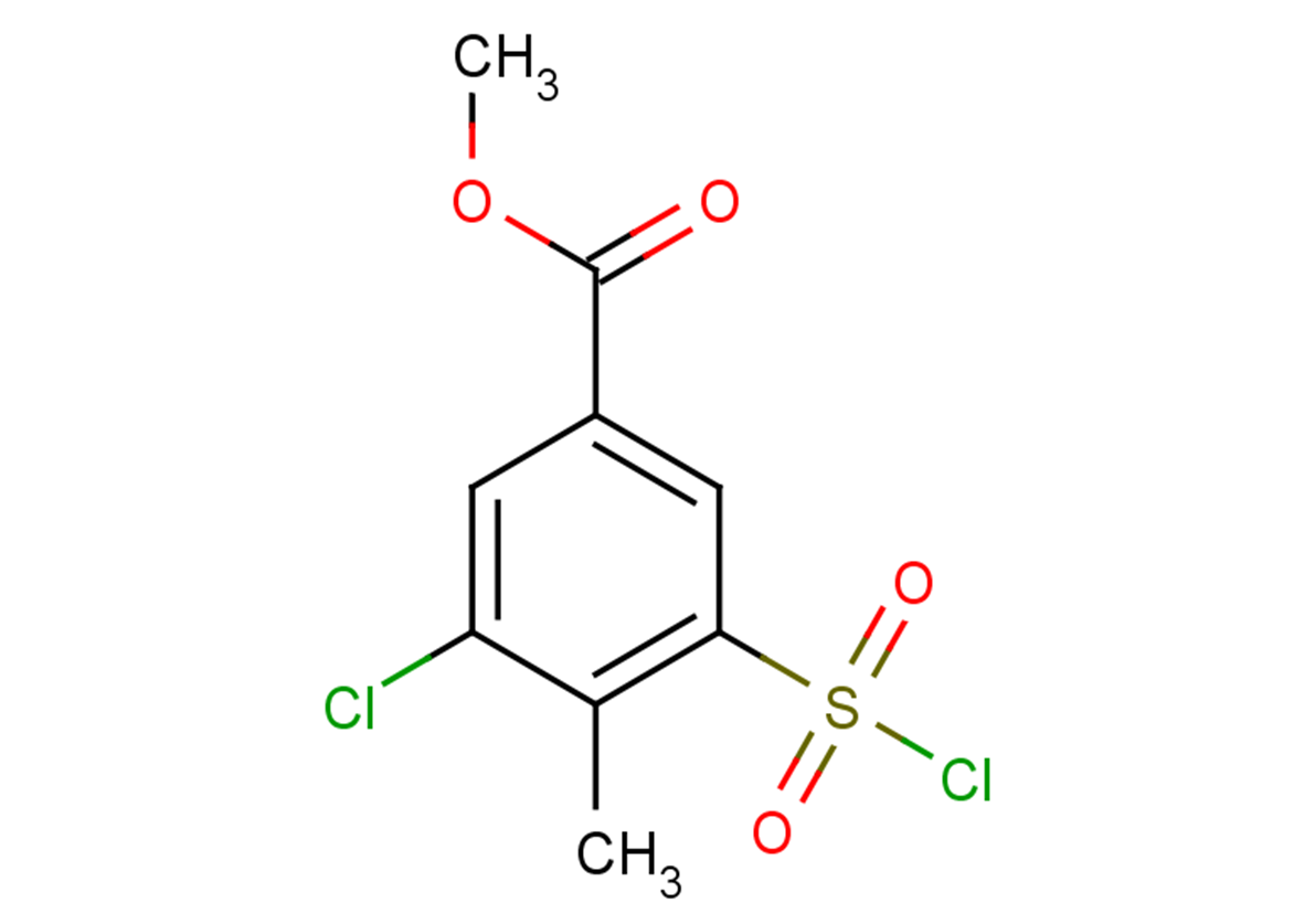 methyl 3-chloro-5-(chlorosulfonyl)-4-methylbenzoate