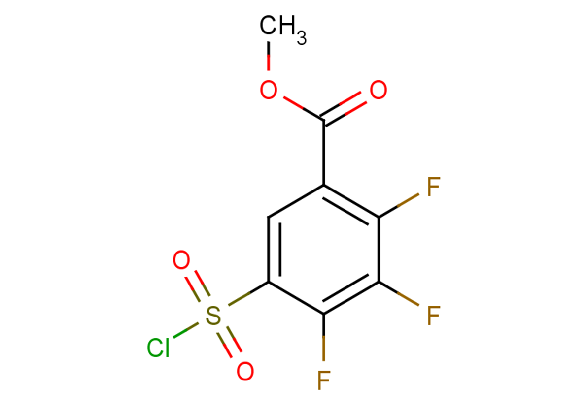 methyl 5-(chlorosulfonyl)-2,3,4-trifluorobenzoate