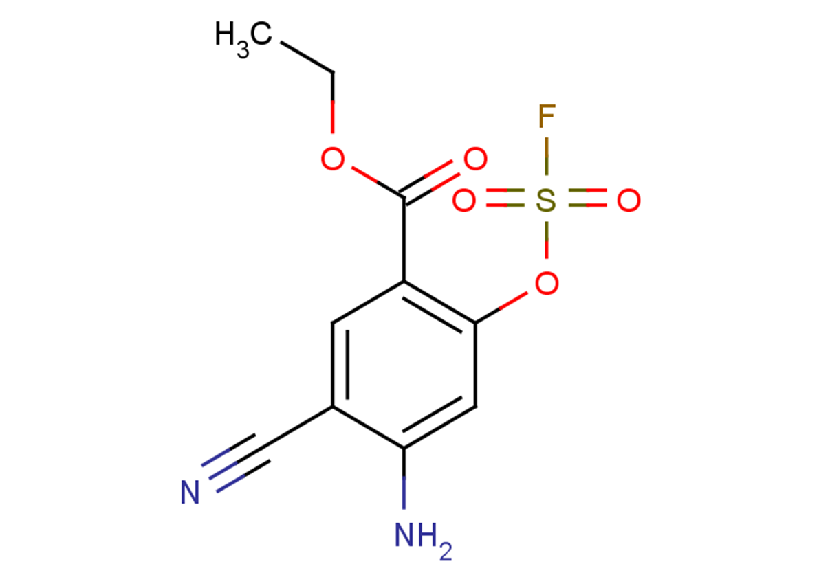 ethyl 4-amino-5-cyano-2-[(fluorosulfonyl)oxy]benzoate