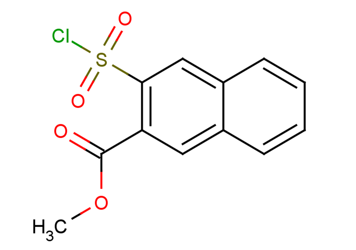 methyl 3-(chlorosulfonyl)naphthalene-2-carboxylate
