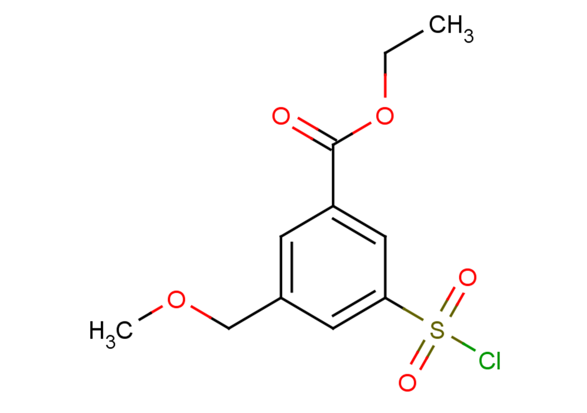 ethyl 3-(chlorosulfonyl)-5-(methoxymethyl)benzoate