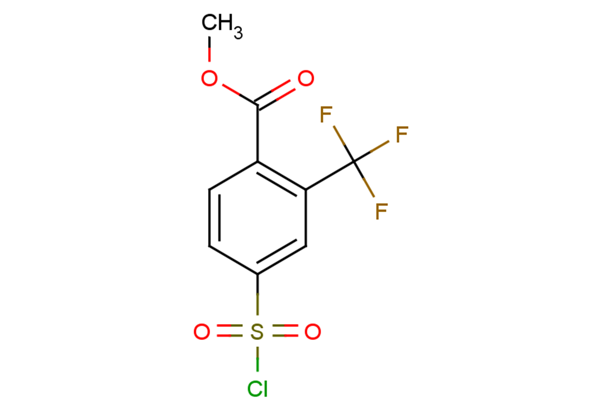 methyl 4-(chlorosulfonyl)-2-(trifluoromethyl)benzoate