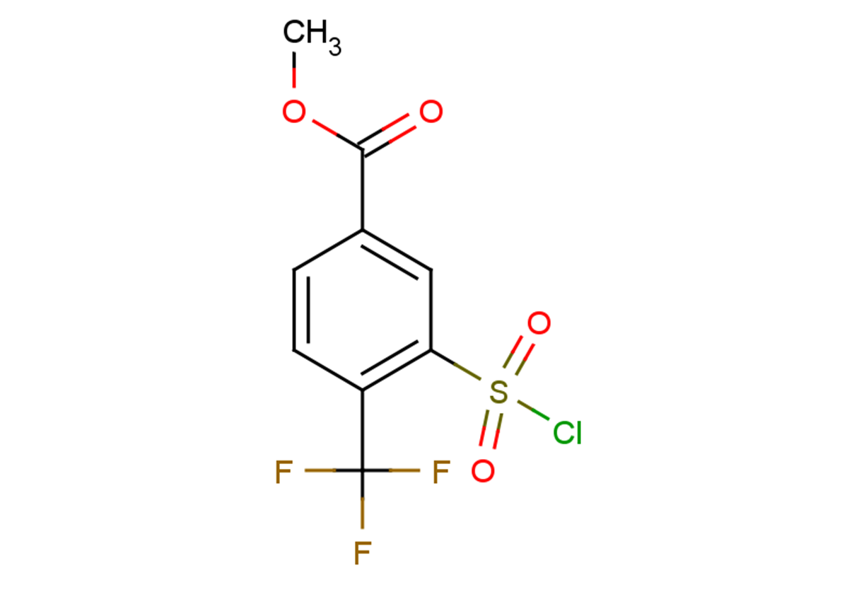 methyl 3-(chlorosulfonyl)-4-(trifluoromethyl)benzoate