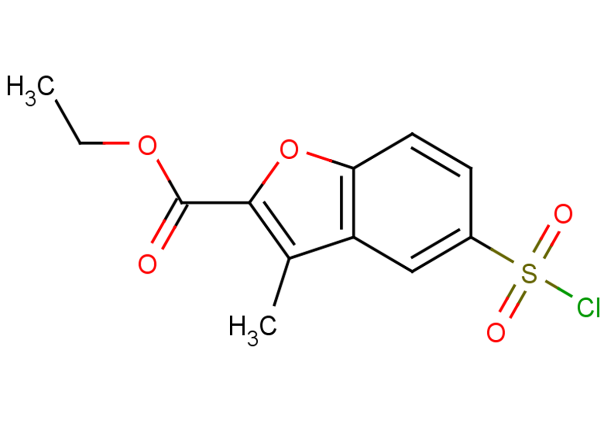 ethyl 5-(chlorosulfonyl)-3-methyl-1-benzofuran-2-carboxylate