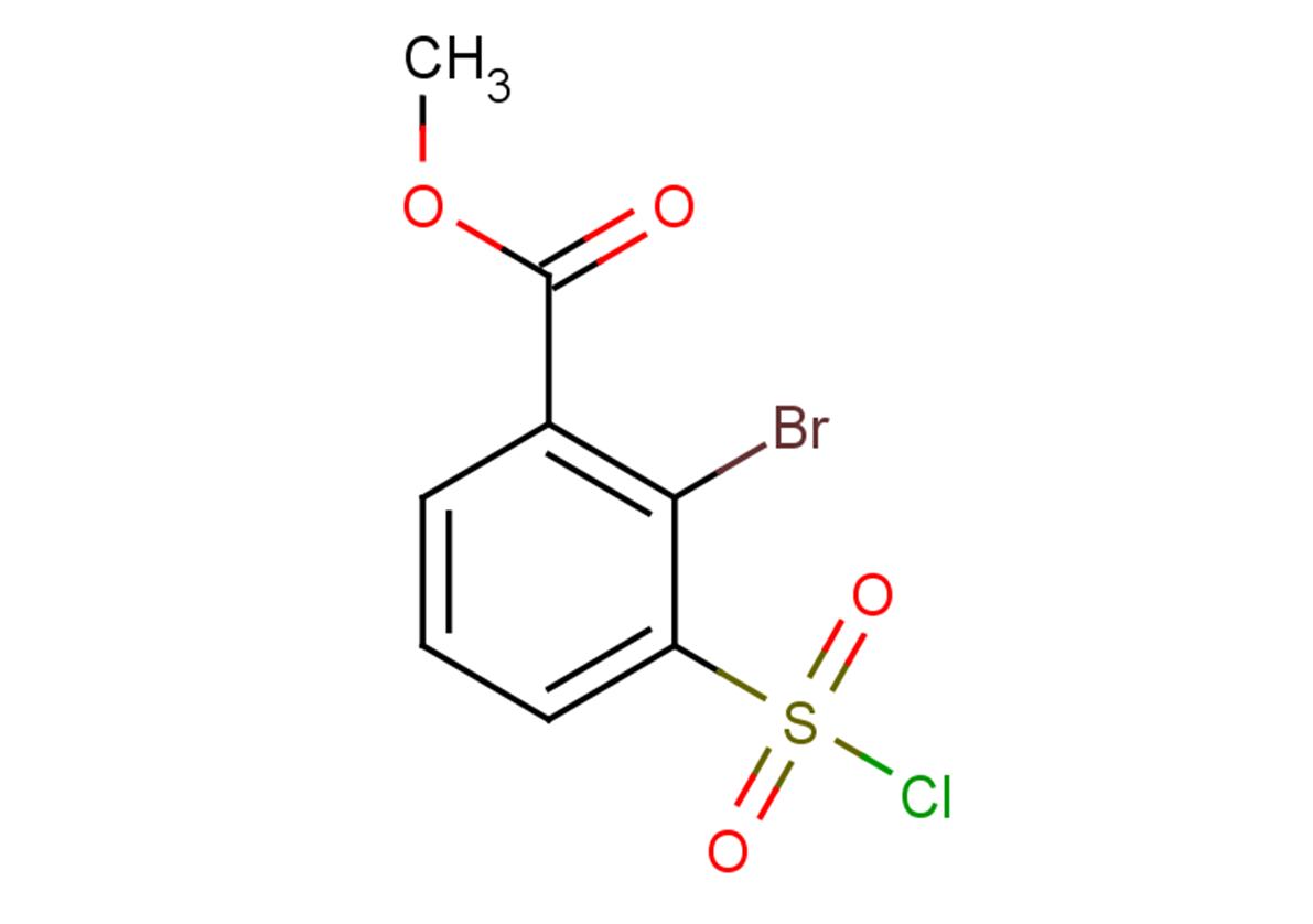 methyl 2-bromo-3-(chlorosulfonyl)benzoate