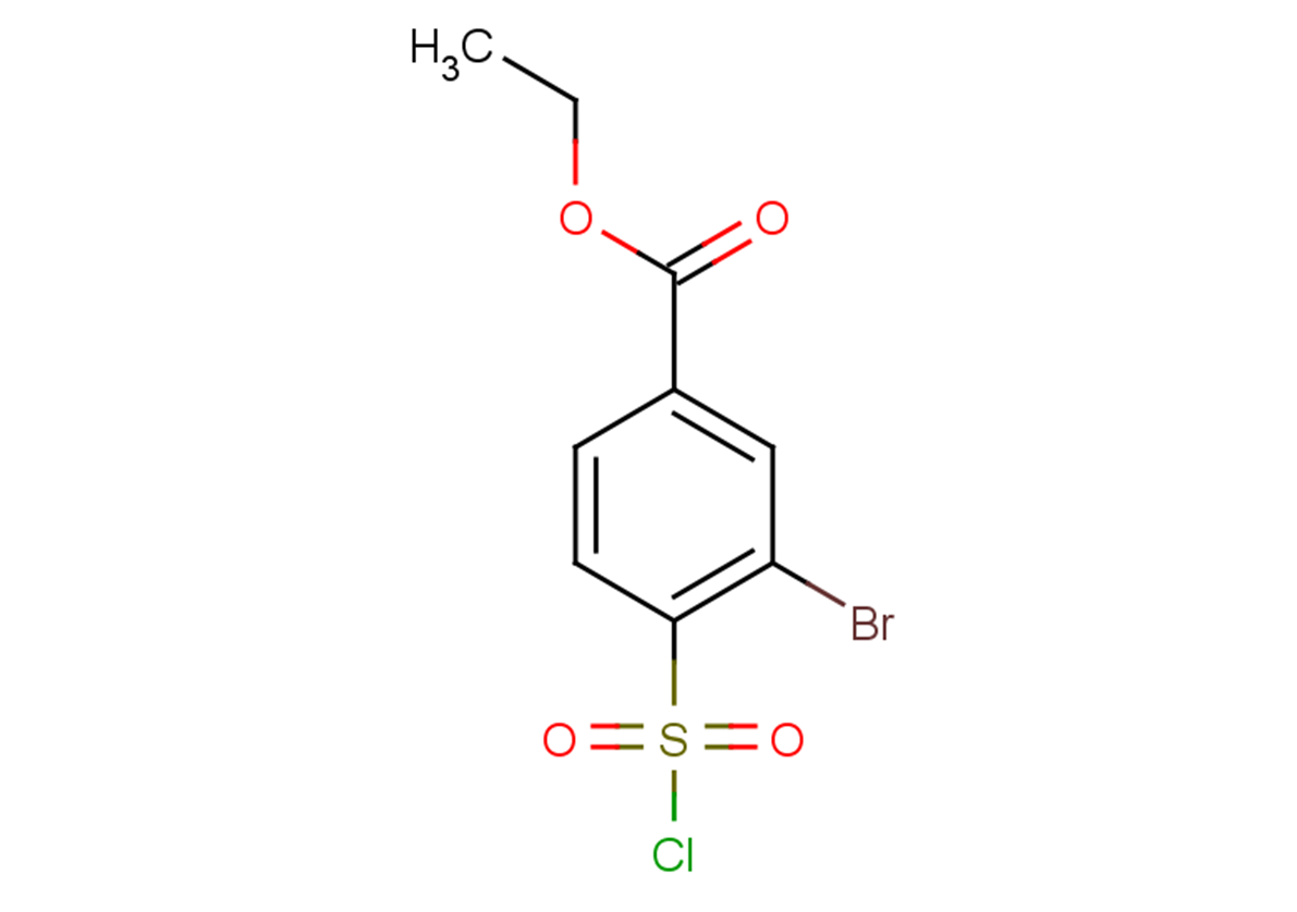 ethyl 3-bromo-4-(chlorosulfonyl)benzoate