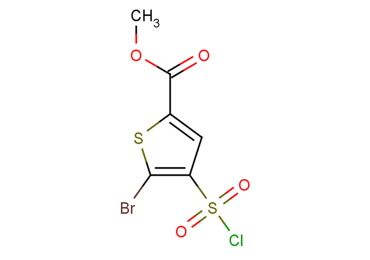 methyl 5-bromo-4-(chlorosulfonyl)thiophene-2-carboxylate