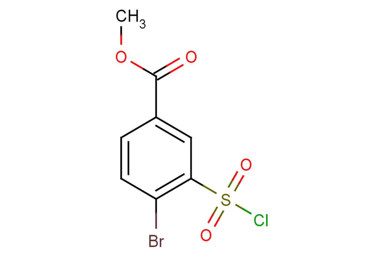 methyl 4-bromo-3-(chlorosulfonyl)benzoate