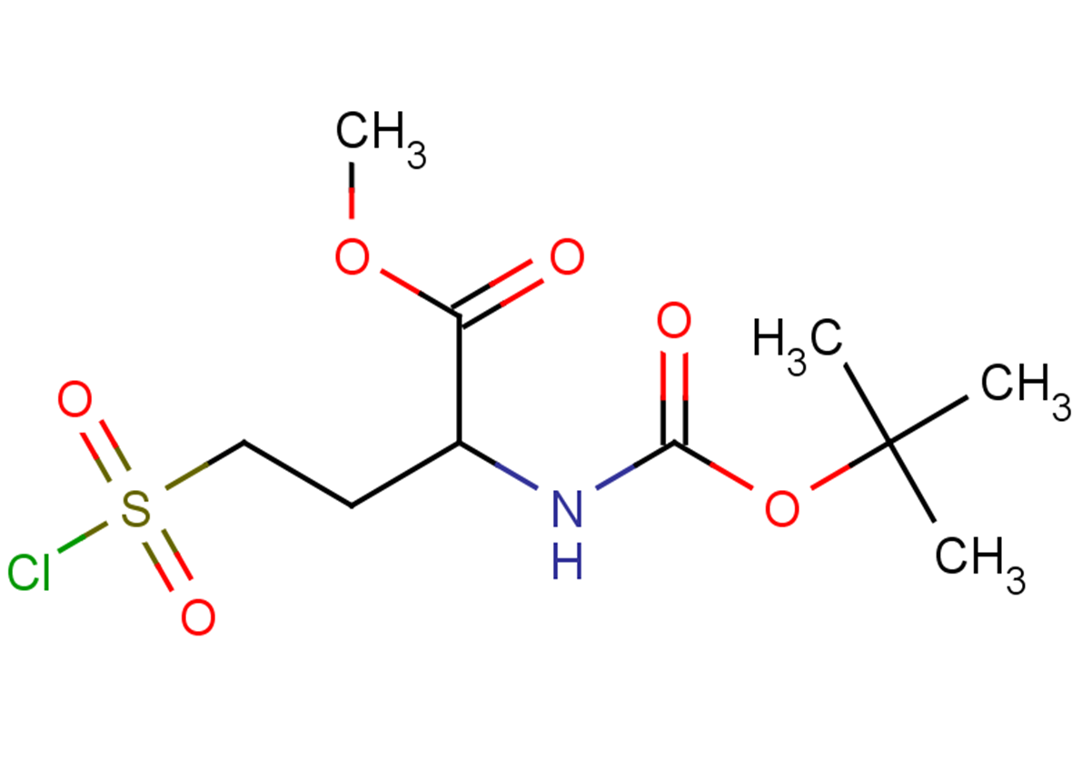 methyl 2-{[(tert-butoxy)carbonyl]amino}-4-(chlorosulfonyl)butanoate