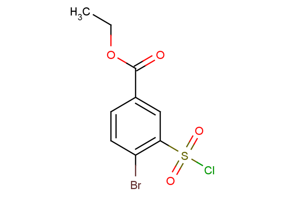 ethyl 4-bromo-3-(chlorosulfonyl)benzoate
