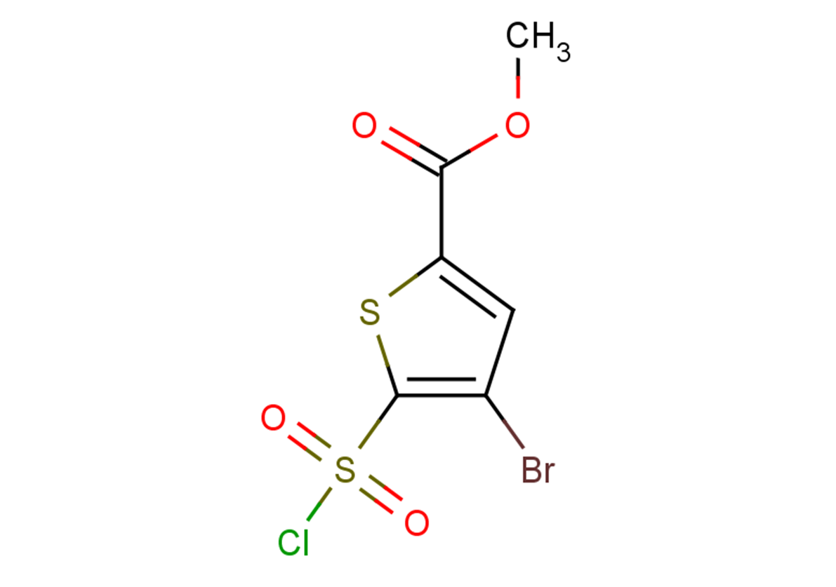 methyl 4-bromo-5-(chlorosulfonyl)thiophene-2-carboxylate