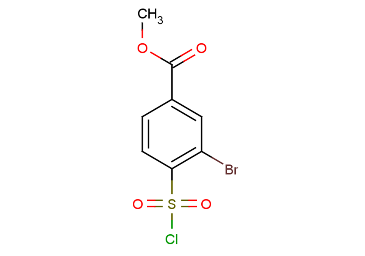 methyl 3-bromo-4-(chlorosulfonyl)benzoate