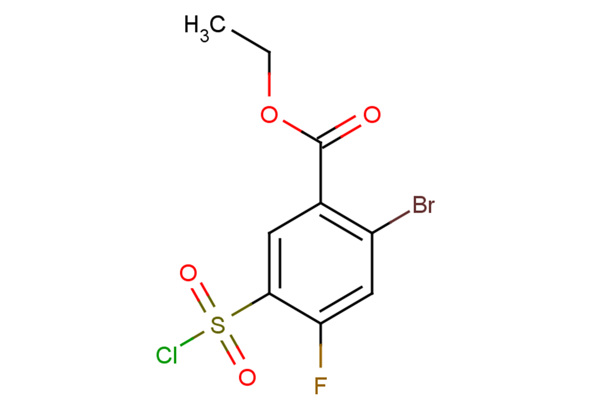 ethyl 2-bromo-5-(chlorosulfonyl)-4-fluorobenzoate