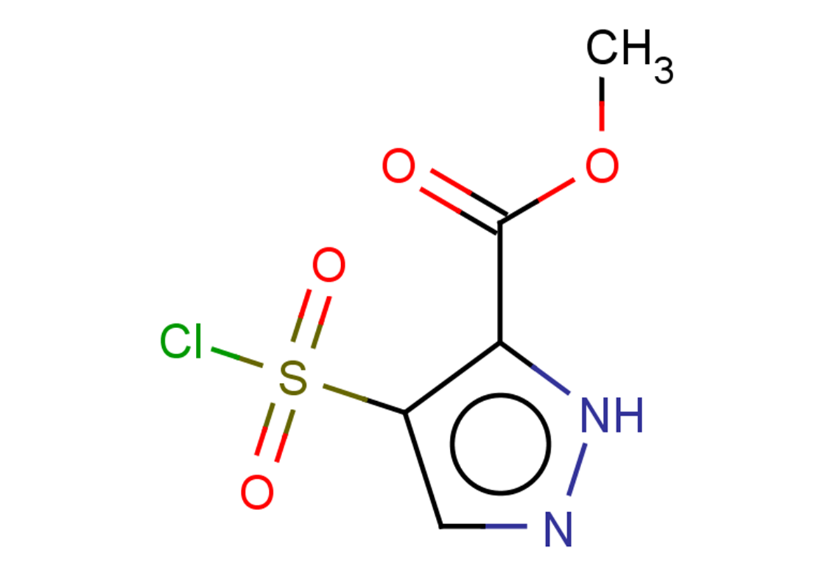 methyl 4-(chlorosulfonyl)-1H-pyrazole-5-carboxylate