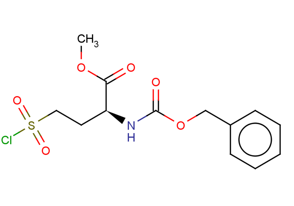 methyl (2S)-2-{[(benzyloxy)carbonyl]amino}-4-(chlorosulfonyl)butanoate